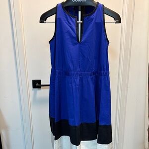 Kate Spade Blue and Black Colorblock Dress (excellent condition)